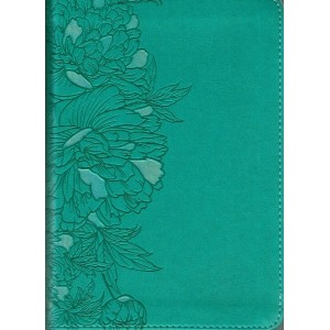 NLT Giant Print Compact - Peony Rich Teal